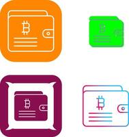 Wallet Icon Design vector