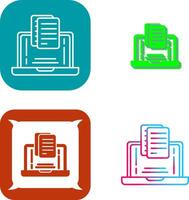 Document Icon Design vector