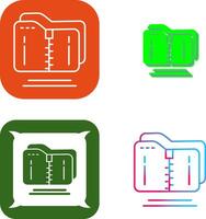 Compressed Icon Design vector