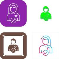 Candidate Icon Design vector