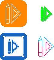 Set Square Icon Design vector