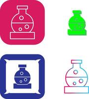 Flask Icon Design vector