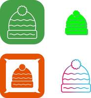 Winter Hat Icon Design vector