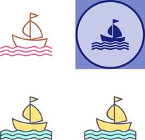 Boat Icon Design vector