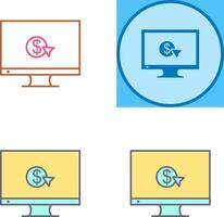 Unique Pay Per Click Icon Design vector