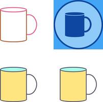 Coffee Mug Icon Design vector