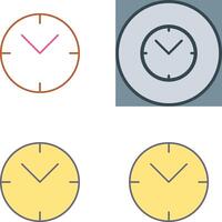 Unique Clock Icon Design vector