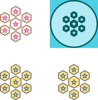Unique Reputation Management Icon Design vector