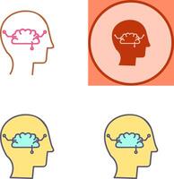 Thinking Icon Design vector