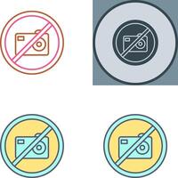 No Pictures Icon Design vector