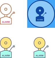 Alarms Icon Design vector