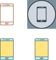 Cell Phone Icon Design vector