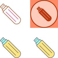 Unique USB Drive Icon Design vector