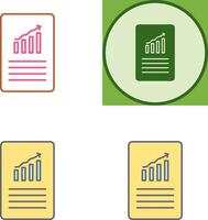 Unique Data Files Icon Design vector