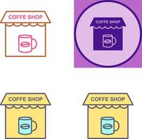 Coffee Shop Icon Design vector