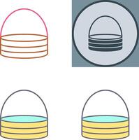 Unique Basket Icon Design vector