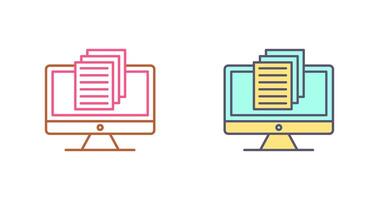 Document Icon Design vector