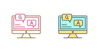 Faq Icon Design vector