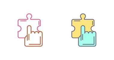 Quick Selection Icon Design vector