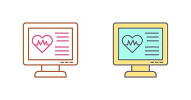 Cardiogram Icon Design vector