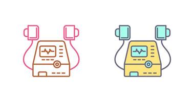 Defribillator Icon Design vector