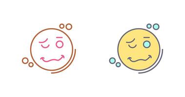 Drunk Icon Design vector
