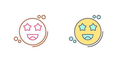 Starstruck Icon Design vector
