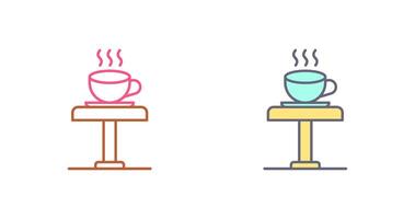 diseño de icono de mesa de café vector