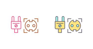 Socket Icon Design vector