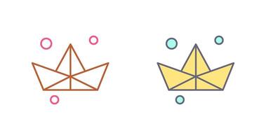 Origami Icon Design vector