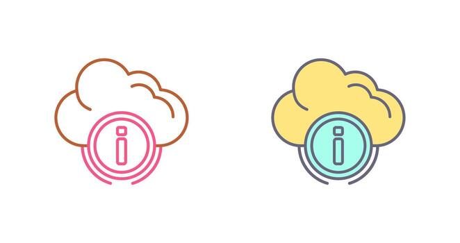 Cloud Computing Icon Design vector