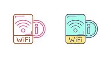 Wifi Signal Icon Design vector