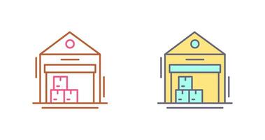 Warehouse Icon Design vector