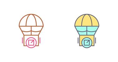 Parachute Icon Design vector