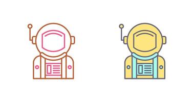 Astronaut Icon Design vector