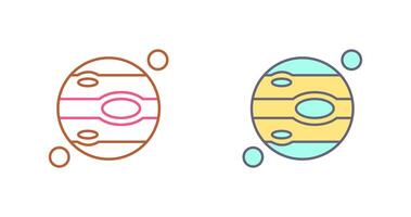 Jupiter Icon Design vector