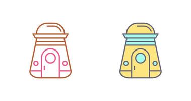 Space Capsule Icon Design vector