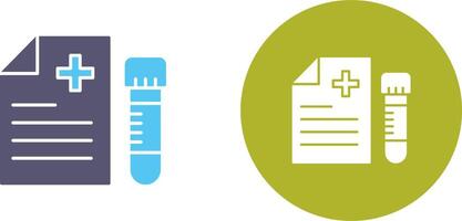 Blood Test Icon Design vector