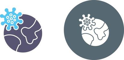 Pandemic Icon Design vector