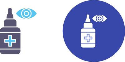 Eye Drop Icon Design vector