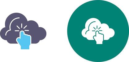 Cloud Computing Icon Design vector