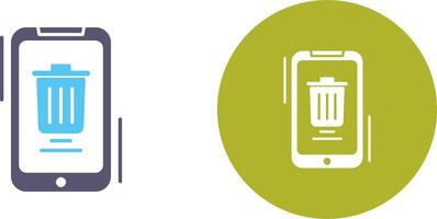 Delete Icon Design vector