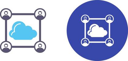 Network Icon Design vector