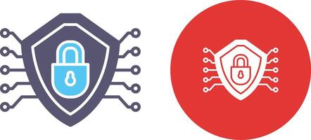 Cyber Security Icon Design vector