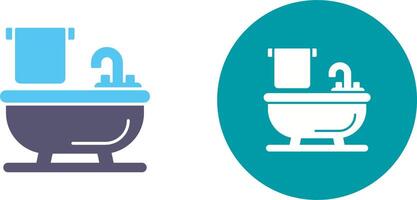 Bathtub Icon Design vector