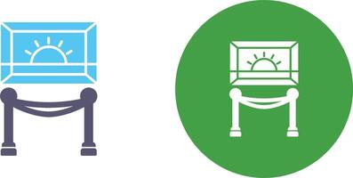 Painting Exhibit Icon Design vector