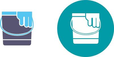 Paint Bucket Icon Design vector