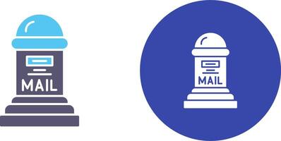 Mail Box Icon Design vector