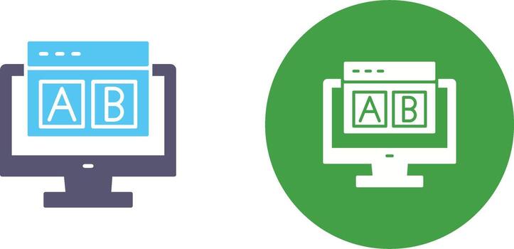 diseño de icono de prueba abdominal vector