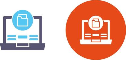 Data Storage Icon Design vector